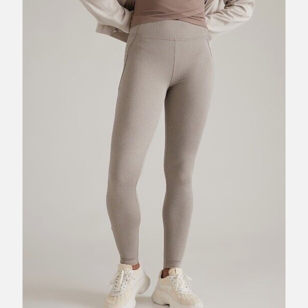 ATHLETA DELANCEY SKYLINE HERRINGBONE LEGGINGS